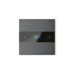Deseo intelligent thermostat - brushed dark grey |  | Basalte