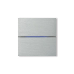 Sentido switch - brushed aluminium - 2-way | Building management systems | Basalte