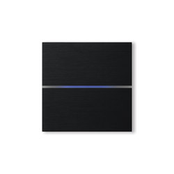 Sentido switch - brushed black - 2-way | Building management systems | Basalte