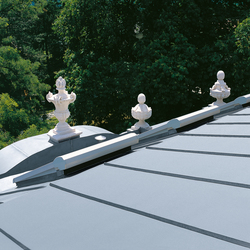 Roof covering | Angled standing seam | Roofing systems | RHEINZINK