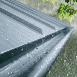 Roof drainage | Halfround gutter | Drainage systems | RHEINZINK