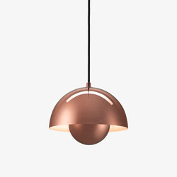 Flowerpot VP1 Polished Copper | Suspended lights | &TRADITION