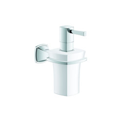 Grandera Holder with ceramic soap dispenser | Bathroom accessories | GROHE