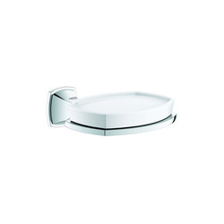 Grandera Holder with ceramic soap dish | Bathroom accessories | GROHE