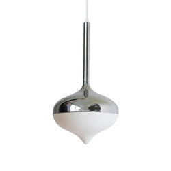 Spun Medium Pendant Lamp Silver | Lighting objects | Evie Group