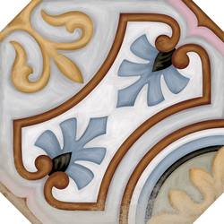 Vodevil | Octagono Diglas Multicolor | Piastrelle ceramica | VIVES Cerámica