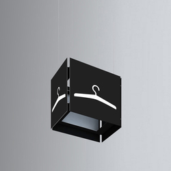 Signage System Messe Basel by BURRI - Ceiling cube |  | BURRI