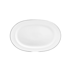 WAGENFELD SCHWARZE LINIE Platter oval | Stoviglie | FÜRSTENBERG