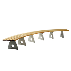 Smart Alex Curved Bench | Benches | Benchmark Furniture
