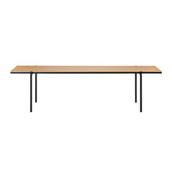 DL5 NEO rectangular dining table with steel frame | Desks | LOEHR