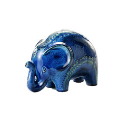 Rimini Blu Figura elefante | Living room / Office accessories | Bitossi Ceramiche