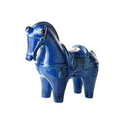 Rimini Blu Figura cavallo | Living room / Office accessories | Bitossi Ceramiche