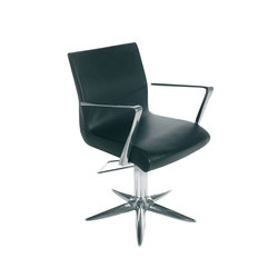 Aluotis Ecoblack Parrot | GAMMASTORE Styling salon chair | Barber chairs | GAMMA & BROSS