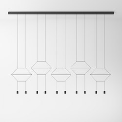 Wireflow Lineal 0330 Hanging lamp | Lámparas de suspensión | Vibia