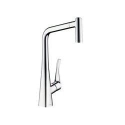 hansgrohe Metris Single lever kitchen mixer with pull-out spray |  | Hansgrohe