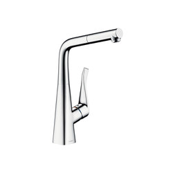 hansgrohe Single lever kitchen mixer with pull-out spout | Kitchen products | Hansgrohe
