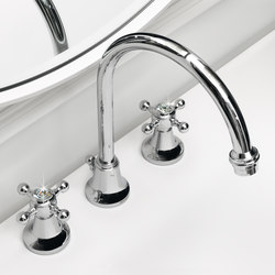 Agora 3 hole basin mixer | Wash basin taps | Zucchetti