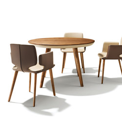 flaye non-extendable table round | Dining tables | TEAM 7