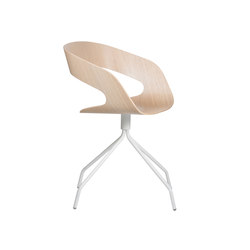 Chat swivel chair | with armrests | Plycollection