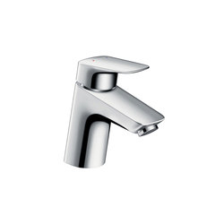 hansgrohe Logis Single lever basin mixer 70 with push-open waste set for vented hot water cylinders | Wash basin taps | Hansgrohe