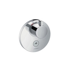 hansgrohe ShowerSelect S Thermostatic mixer highflow for concealed installation for 1 function and additional outlet | Shower controls | Hansgrohe