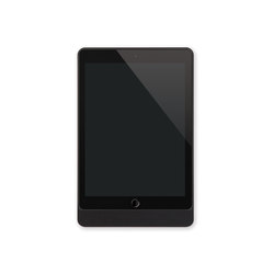 Eve wall mount for iPad - brushed black | Smart phone / Tablet docking stations | Basalte