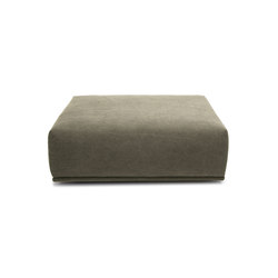 Madonna Sofa Ottoman, Small: Canvas Washed Green 156 | Poufs | NORR11