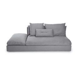 Macchiato Sofa, Large Center: Kiss Stone 181 | Modular seating elements | NORR11