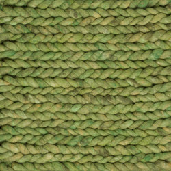 Cable 040 | Colour green | Perletta Carpets