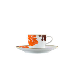 AURÉOLE COLORÉE Espresso cup, saucer | Dining-table accessories | FÜRSTENBERG