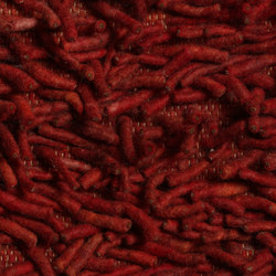 Marley 010 | Colour red | Perletta Carpets