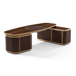 Tycoon Executive Desk | Tabletop L-shaped | Giorgetti