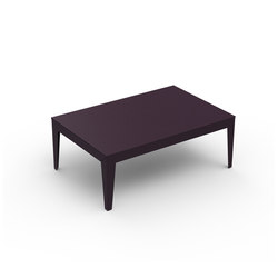 Zef low table | Tabletop rectangular | Matière Grise