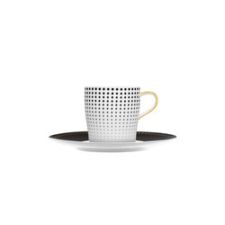 AURÉOLE CLAIR DE LUNE Coffee cup, saucer | Dinnerware | FÜRSTENBERG