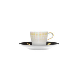AURÉOLE CLAIR DE LUNE Espresso cup, saucer | Dining-table accessories | FÜRSTENBERG
