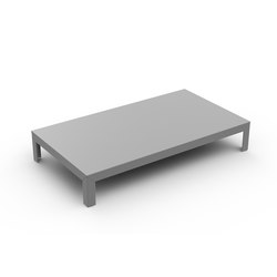 Zef extra low table | Tabletop rectangular | Matière Grise