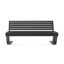 Noir bench
