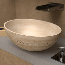Travertino Oval | Wash basins | Glass Design