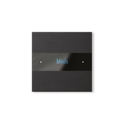 Deseo intelligent thermostat - brushed black | KNX-Systems | Basalte