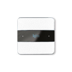 Deseo intelligent thermostat - white leather |  | Basalte