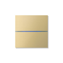 Sentido switch - brushed brass - 2-way | Building management systems | Basalte
