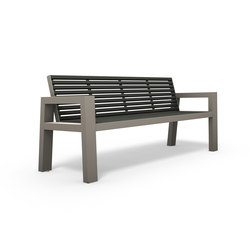 Comfony 10 Bench with armrests | Benches | BENKERT-BAENKE