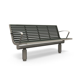 Comfony 400 Bench with armrests | Benches | BENKERT-BAENKE