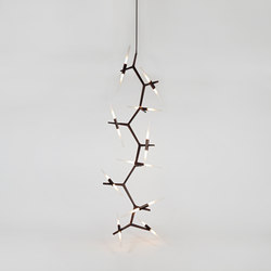 Agnes Cascade - 20 Lights (Bronze) | Suspended lights | Roll & Hill