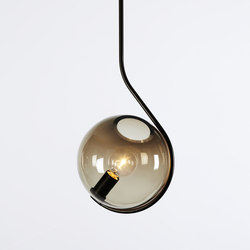 Fiddlehead Pendant (Bronze/Smoke) | Lampade sospensione | Roll & Hill