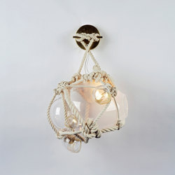 Knotty Bubbles Sconce - Small (Natural/Clear) | Wall lights | Roll & Hill