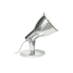 Stirrup 3 Uplighter with Etched Glass, Natural Aluminium | Luminaires de sol | Original BTC