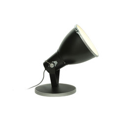 Stirrup 3 Uplighter with Etched Glass, Black | Luminaires de sol | Original BTC