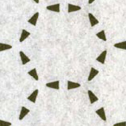 Ecoustic Panel Disc Moss On Natural | sound-absorbing | complexma