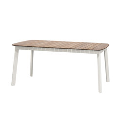 Shine 6 seats rectangular table | 299 | 4-leg base | EMU Group
